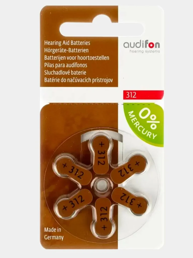 Батарейка AUDIFON 312